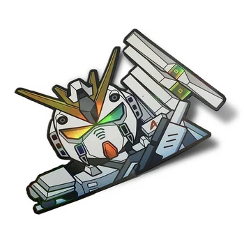 1 бр 13 cm x 8,1 cm Аниме Рисунка RX-93 Nu Gundam Peeker Автомобили Стикер Vinyl JDM Графити която гледа Без Светоотражающая Креативна Стикер