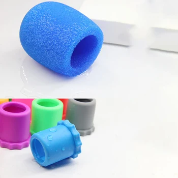 1 Комплект Пентаграм Shakeproof Anti-Rolling Безжичен Ръчен Микрофон Силикон Пръстен, Цветни Микрофонные Полистирен Седалка За Предното Стъкло