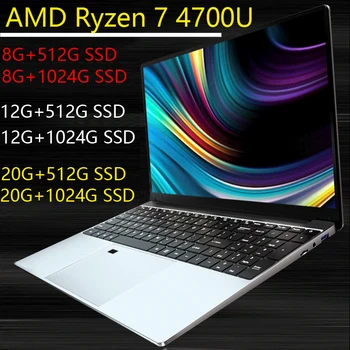15,6 Инча amd ryzen Игри и лаптопи лаптоп евтини лаптопи, преносими компютри, геймър AMD Ryzen 7 4700U RX Vega7