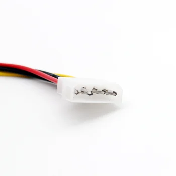 1x 4-пинов конектор LP4 Molex 4-за контакт на щепсела Удължаване на захранващ адаптер, кабел от 30 см/1 фут
