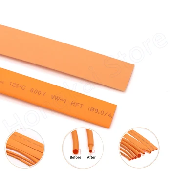 2: 1 Orange Свиване тръба Φ1mm-Φ50mm от найлонов плик, кабели с изолация от найлонов плик кабел