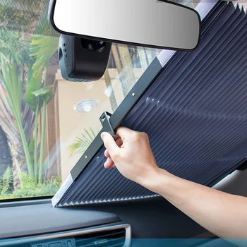 2021 Най-новото Предното Стъкло на Колата на сенника на Предното и Задното стъкло на Предното Стъкло Козирка UV Протектор за Заключване на Авто сенника на Кутията Аксесоари
