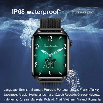 2022 Нови NFC Умни часовници Мъжки AMOLED HD Екран Винаги Показва Време Bluetooth Повикване IP68 Водоустойчив Умни Дамски Часовници За Xiaomi