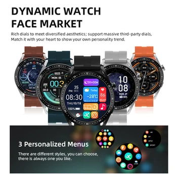 2022 Новите Смарт Часовници HW3 Pro, Мъжки Смарт Часовници с NFC, Bluetooth, Умни Часовници, Монитор на Сърдечната Честота, Гласов Асистент, Водоустойчив спортен Часовник Gt 3