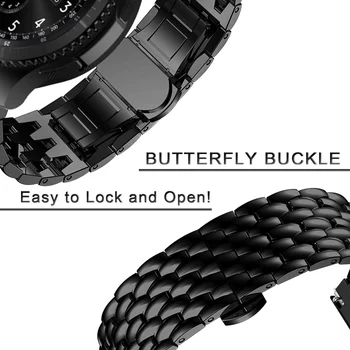 22 мм и Каишка за часовник за Huawei Watch GT 2д/GT 2/GT2 Умен Гривна от Неръждаема Стомана верижка от Сплав за Galaxy Watch 46 мм