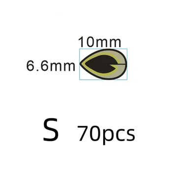 2D Холограма Лазерна Плосък Риболовна Стръв Очите Етикети Фалшиви Рибешки Очи Пайети Лепило за Моделиране Рибешки Очи