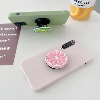 3D Силиконов Калъф-Поставка за телефон с Плодове, Държач За Xiaomi Mi 10 Pro Lite Note 10 Pro 10T, Мек Калъф Xiomi Mi10 Lite Mi Note10, Калъф