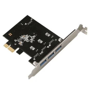 4 порта USB 3.0 Сверхскоростная такса за разширение PCI-E PCIe PCI Express за настолни компютри -Директен доставка R179