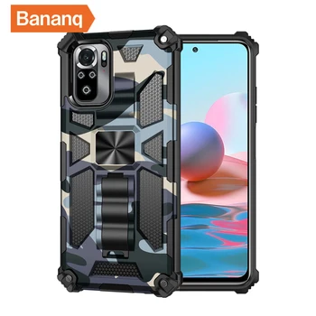 Bananq Камуфляжный устойчив на удари Държач Броня Калъф За Xiaomi 11T Телефон Скоба Делото За POCO X3 Nfc X4 M4 Pro 5G