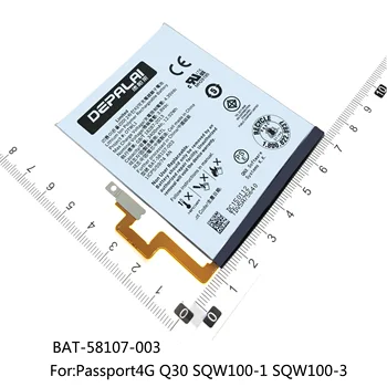 BAT-58107-003 BPCLS00001B Взаимозаменяеми батерия за BlackBerry Паспорт 4G Q30 SQW100-1 SQW100-3 Q20 Батерия SQC100-1 SQC100-3