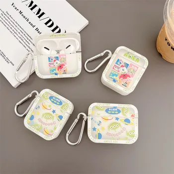 Disney Мики Бод Прозрачен Калъф с Прозрачен Модел За Apple Air Шушулките 1 2 3 Безжични Слушалки, Аксесоари За Airpod Pro 2 е чанта за Носене