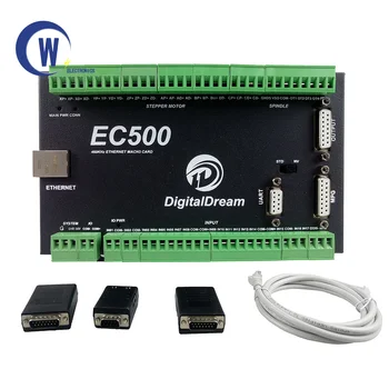 EC500 CNC Mach3 Ethernet Контролер за Движение EC500 460 khz 3/4/5/6 Axial Такса за Управление на Трафика за Смилане металообработващи машини