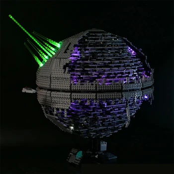 Led комплект за Lego 75159 Звездата на Смъртта градивните елементи на Аксесоари Комплект играчки лампи (само за осветление, без модел блокове)