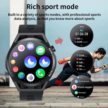 LIGE NFC Smartwatch 2022 Нов Bluetooth Предизвикателство Смарт Часовници Спортни Фитнес Тракер Смарт Часовници на Сърдечния Ритъм Аларма Водоустойчив