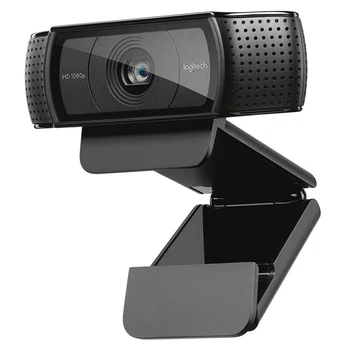 Logitech Original C920e HD USB Уеб Камера 1080p Smart Live Anchor HD webcam C920 Обновена Версия на CMOS За Компютър