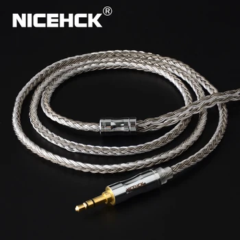 NiceHCK C16-4 От 16-Ядрени Посеребренный кабел 3.5/2.5/4.4 мм Съединители MMCX/2Pin/NX7/QDC Жак за CCAC12 KZZSX TFZ QDC NX7/DB3 BL-03