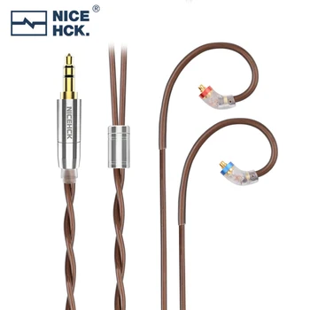 NiceHCK CafeFlag 6N Литцевый Посеребренный OCC и разход на кабел за слушалки Furukawa OFC 3.5/2.5/4.4 мм MMCX/0,78 мм/QDC За X7 ZAX BA15