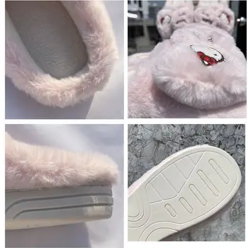 Sanrio/Зимни памучни чехли с шарките на 