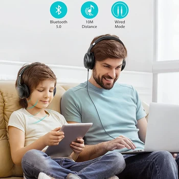 Siindoo JH-926B-S Сгъваеми стерео слушалки Безжични Bluetooth Слушалки HI-FI Super Bass намаляване на шума с Микрофон За Възрастни и Деца PC