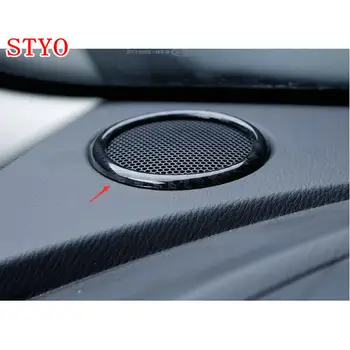 STYO Авто ABS Вътрешен Страничен Говорител Пръстен Капак Накладки За LHD MAZDA1 CX-3 CX3 2017-2018
