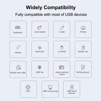 USB C HUB 3,0 Тип C 3,1 4 Порта, Мулти Сплитер OTG Адаптер За Lenovo Xiaomi Macbook Pro 13 15 Air Pro PC Компютърни Аксесоари