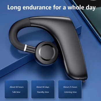 W8 Универсални стерео слушалки с Извънбордов ухо с костна проводимост, Водоустойчив Bluetooth-съвместими 5.2 Спортни Безжични Слушалки за Бягане