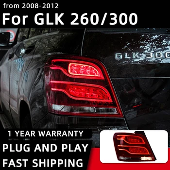 Автомобилен Стайлинг Задните Светлини за Benz GLK 300 Led Задна Светлина 2008-2012 GLK 350 GLK 260 Задна Светлина DRL Задния Указател на Завоя Automotiv
