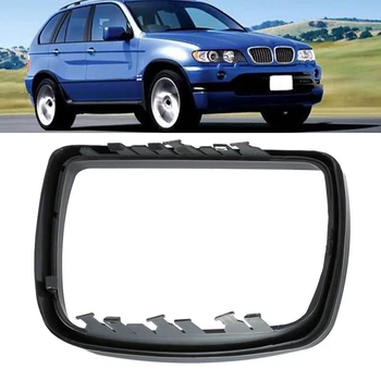 Автомобилно Странично Крило Огледало за Обратно виждане Рамка на Странично Огледало Покритие Пръстен на Капака на Кутията Ляв Десен за BMW E53 X5 3.0 d 3.0 i 4.4 i 1999-2006