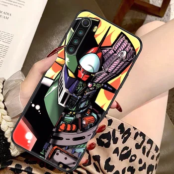 Аниме mazinger z Калъф За Телефон Xiaomi Redmi Note 7 8 9 10 7A 8T 9A 9T 9S 10S Pro черно 3D калъф меки корици модни задната красива