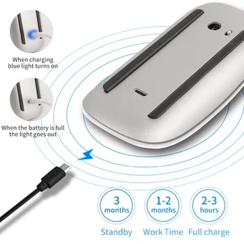 Безжична Bluetooth Мишка За Apple Macbook air Pro За Преносими КОМПЮТРИ Xiaomi Акумулаторни Мишката За лаптоп Huawei Matebook