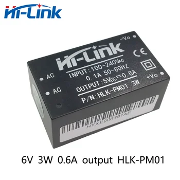 Безплатна доставка 20 бр/лот Hi-Link Untra Small 90-245Vac 5 В 3 W Модул захранване HLK-PM01