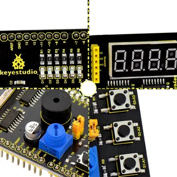 Безплатна доставка!Keyestudio Многоцелеви Щит V2 с Подарък кутия за Arduino UNO R3 DIY Проект