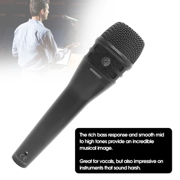 Висококачествен Динамичен Микрофон Професионален Ръчен Безжичен Караоке Микрофон за SHURE KSM8 Stage Stereo Mic Studio