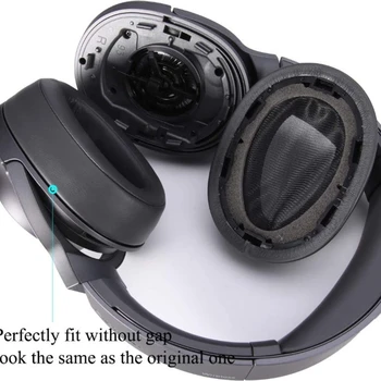 Възглавничките за уши, подложки за ушите, Съвместими със слушалки Sony MDR-100ABN WH-H900N, замяна на старите амбушюры, удобни в чорап 67JD