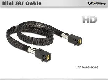 Вътрешен кабел СФФ-8643 SAS, 0,8-метров кабел Mini SAS СФФ-8643 -8643
