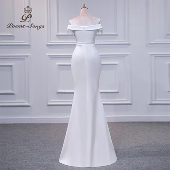 Елегантна рокля жена за сватбени партита 2022 дантелено вечерна рокля с цветя vestidos de fiesta robe de soiree de mariage вечерни рокли