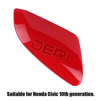 За Honda Civic 10th 2016 2017 2018 2019 2020 2021 Покриване на Страничните Огледала, Капака на Корпуса Корпус Червен Черен Наляво Надясно Странични Външни Детайли