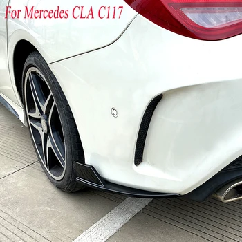 За Mercedes Benz CLA Class C117 W117 CLA45 AMG 2013-2019 автоаксесоари Задна Броня За Устни Сплитер, заден Спойлер, Воздуховыпускная Хастар