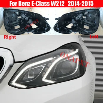 За да Benz E class W212 E300 E350-Камерата за обратно виждане Фенер от Пластмасова Защитна Капачка Led Фаровете за Заден Корпус Корпус Черна Основа