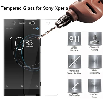 Закалено Стъкло 9H за Sony Xperia X Performance XA Compact Защитно Фолио за Екрана на Телефон Sony Ultra XA1 Plus Защитно Стъкло