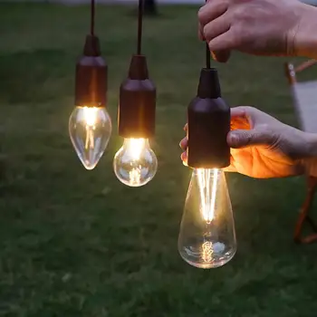 Издърпайте Кабела На Светлината Подвесная Лампа За Палатка На Къмпинг Лампа С Батерии