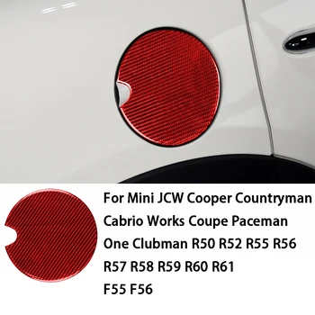Капачката На Резервоара От Въглеродни Влакна, Декоративни Стикери За Mini Cooper Countryman Coupe Cabrio R52 R55 R56 R57 R58 R59 R60 R61 F55
