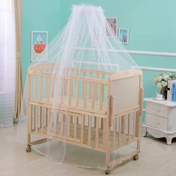 Лятна Детска Mosquito Net Мрежа Детска Спалня Завеси Окото Новородени Бебета Преносим Престилката Детски Легла