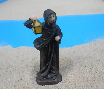 Менталният пясъчната пясъчник с пясъчна игра психологически продукт клас герой Свещеник с фенер