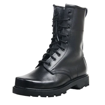 Мъжки защитни обувки, обувки със стоманени пръсти, разбивающая пробиви, Строителна Работна обувки, Ботуши, устойчива на плъзгане защитни обувки, Военни обувки