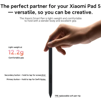 Нов Стилус Xiaomi За Таблет Xiaomi Pad 5 Pro с Честота на дискретизация 240 Hz Магнитна Писалка 18 мин Напълно Заредена Умна Писалка Xiaomi