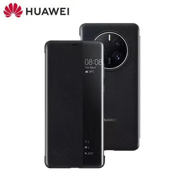 Оригинален калъф Huawei Капитан 50 Pro с прозорец smart cover флип кожен 360 устойчив на удари калъф Mate50 50E за Huawei Капитан 50 Pro