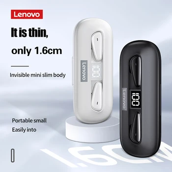 Оригиналната нова слушалки Lenovo XT95 TWS Bluetooth ультратонкая тъчпад безжична слушалка с микрофон и цифров дисплей спортни слушалки