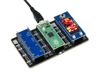 Оценъчно комплект Raspberry Pi Pico (тип B), Pico + цветен LCD дисплей + сензор за IMU + удължител за GPIO