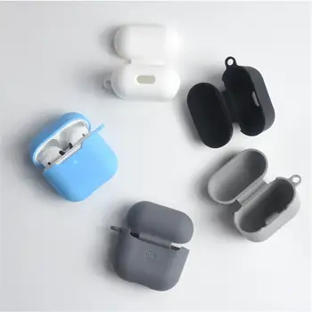 Прахоустойчив Мек Силиконов Калъф за Безжични Bluetooth-съвместими слушалки Защитен Калъф за Airpods Pro 4